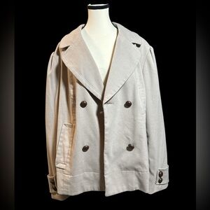 Worthington Women's Cream Pea Coat